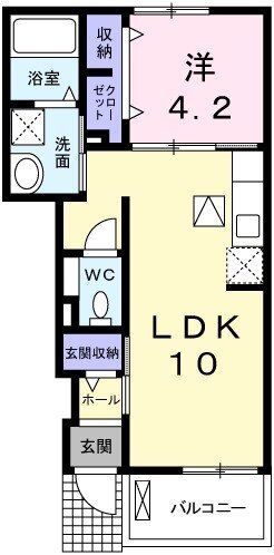 アプローズＡの間取り