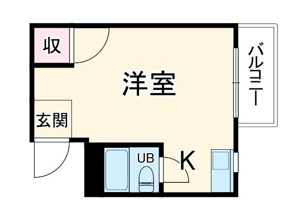 豊橋市向山台町のマンションの間取り