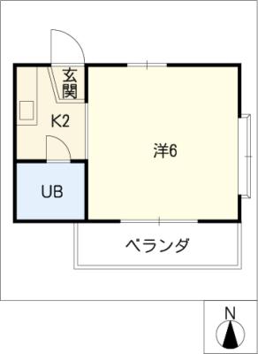 メゾン白鳥の間取り