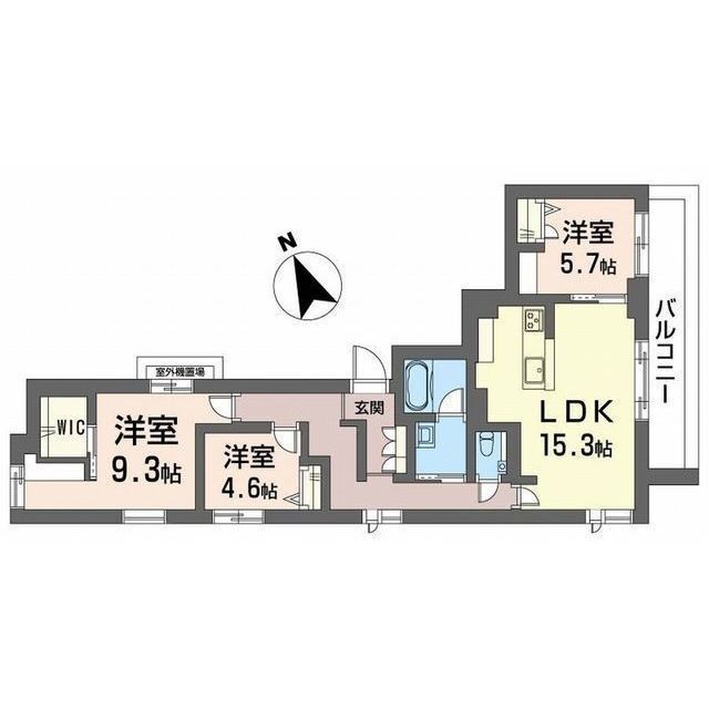 シャーメゾン洲崎町（仮）の間取り