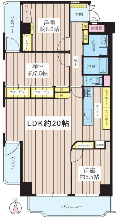 ドルミ新大阪の間取り