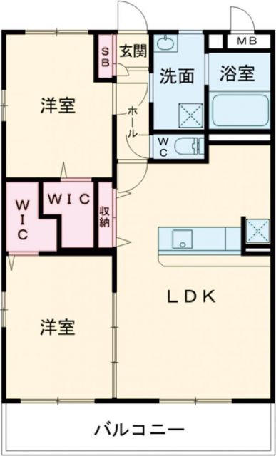 セントルージュ感田の間取り