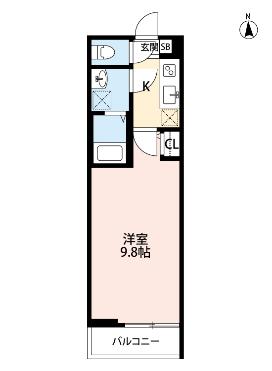 Eral板橋(エラルイタバシ)の間取り