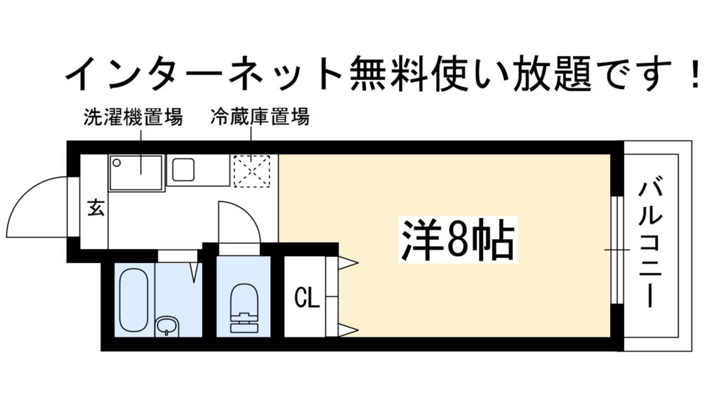 パルティール比叡の間取り