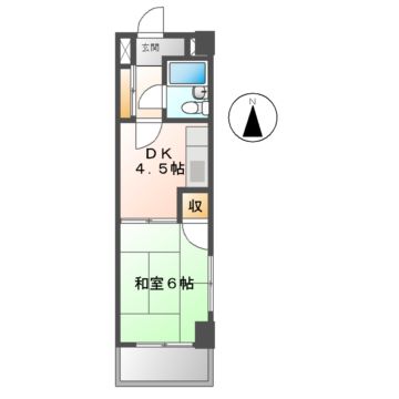 名古屋市瑞穂区神前町のマンションの間取り