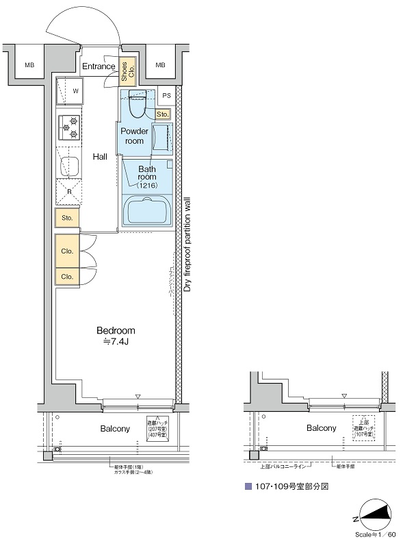 RESIDENCE　KOENJIの間取り