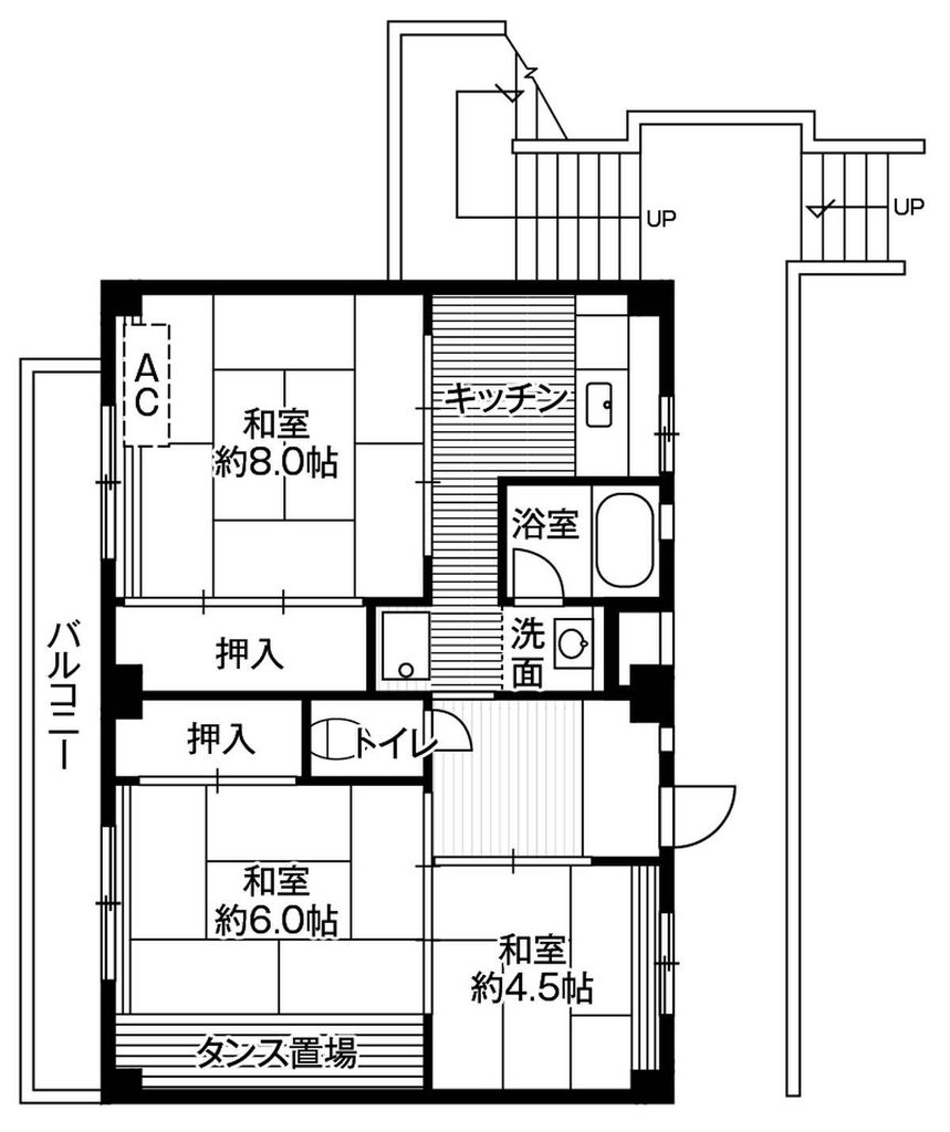 さいたま市見沼区大字大谷のマンションの間取り