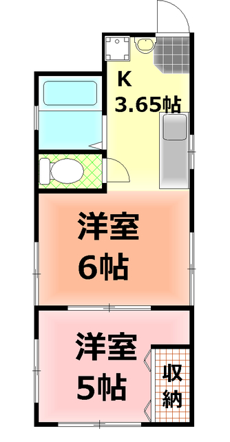 エスポワール伏見の間取り