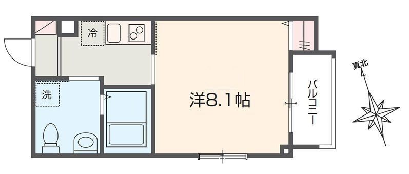 所沢市大字山口のアパートの間取り