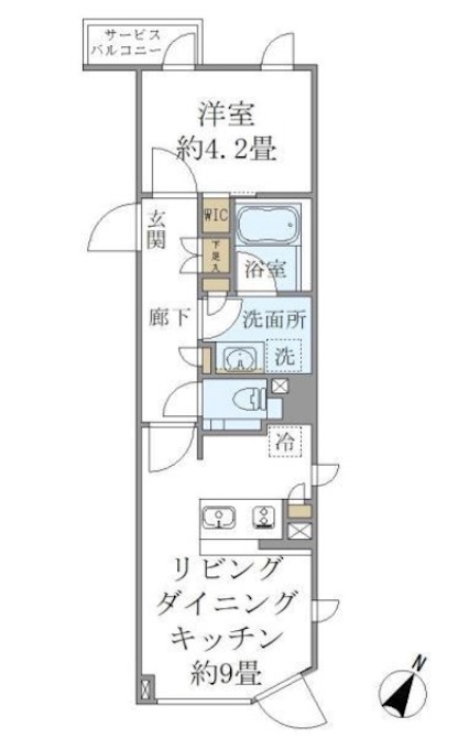 ＣＯＭＰＯＳＩＴＥ高輪の間取り