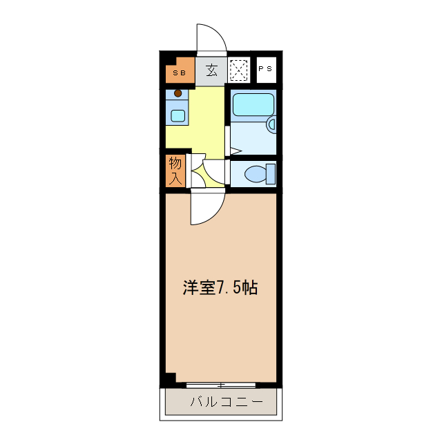 サバービア宮崎の間取り