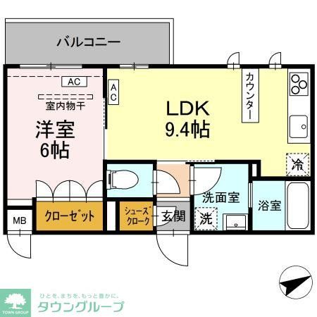 大田区西馬込のマンションの間取り