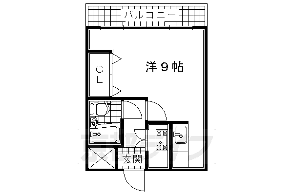 宇治市槇島町のマンションの間取り