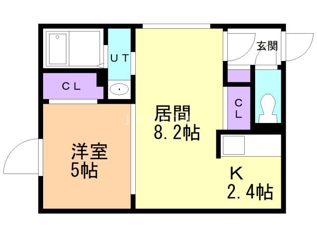 Ｐｏｓｈ桑園の間取り