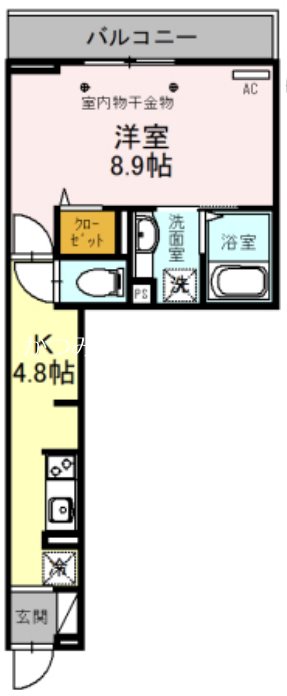 プラタノ（D-ROOM）の間取り