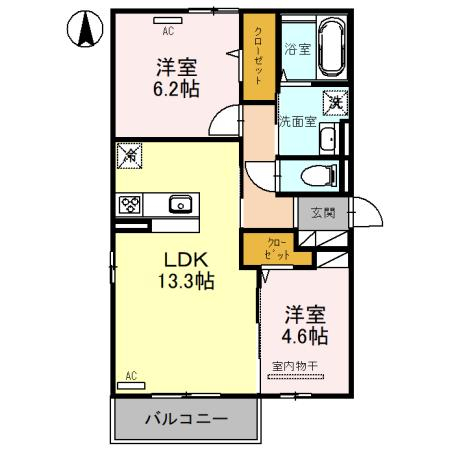 SPECIALE沢良宜西の間取り