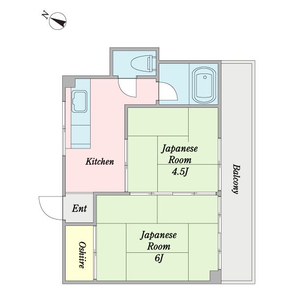 江東荘の間取り