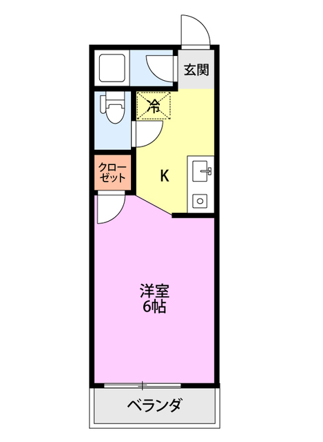 コーポ渋谷の間取り