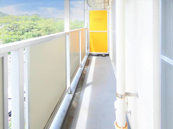 バルコニー　モデルルームの写真です