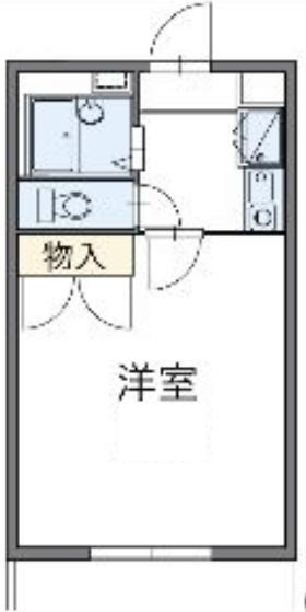 厚木市愛名のマンションの間取り