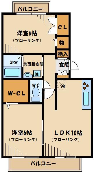 ラ・グランシューズの間取り