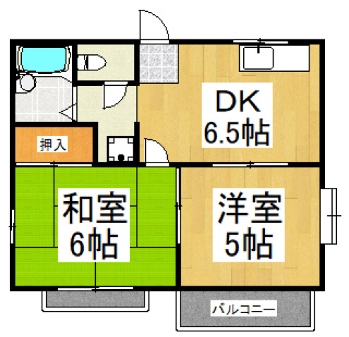 シャトレ小平の間取り