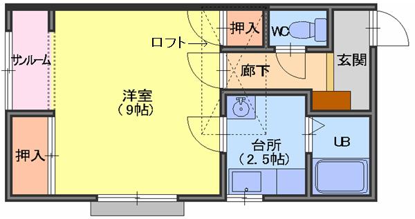 ローズハイムの間取り