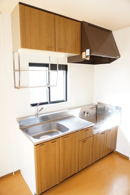 キッチン　２口ガスコンロの置けるキッチン☆