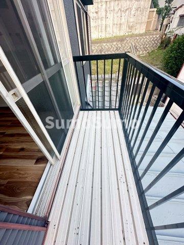 バルコニー　落ち着いた時間を過ごせるバルコニーです