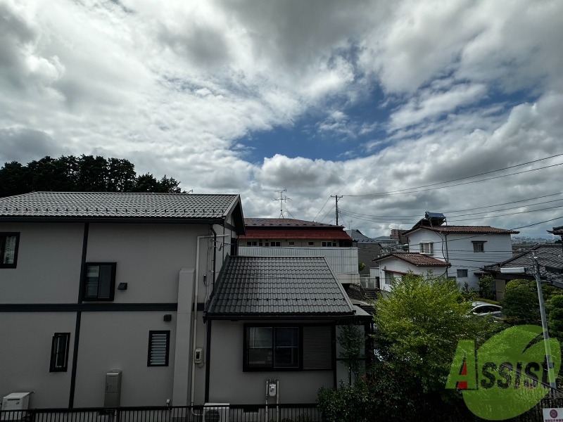 眺望　バルコニーからの眺望です。閑静な住宅街ですね～