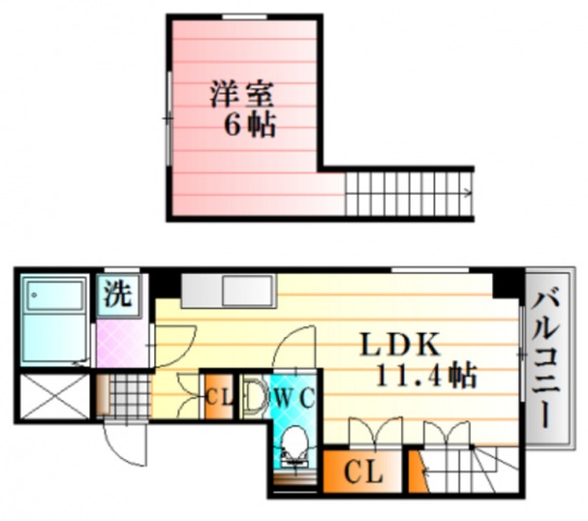 Y’z B.L.D緑井の間取り