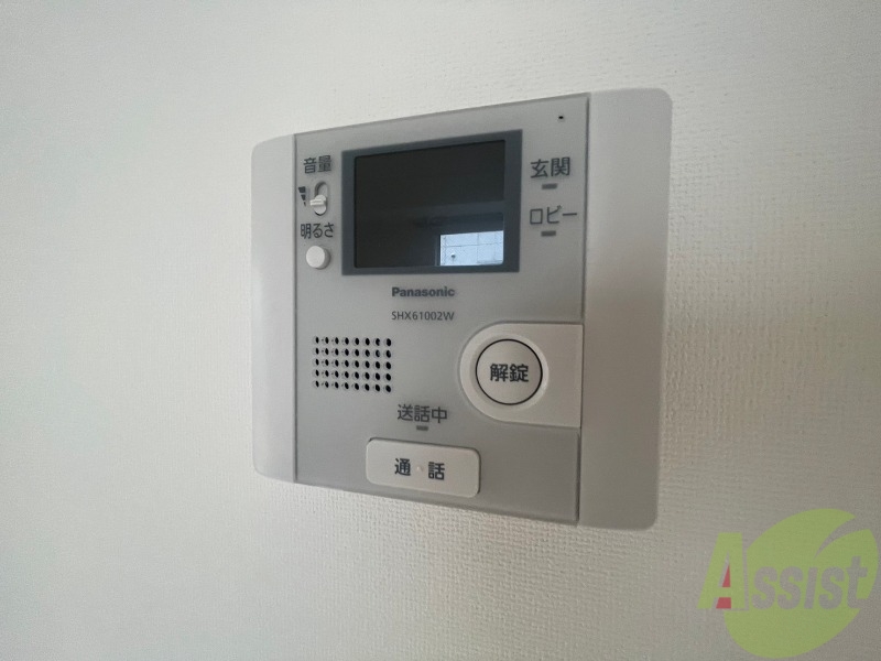 セキュリティ　インターホンで来客確認ができます。安心ですね。