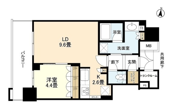ブランズタワー梅田Northの間取り写真