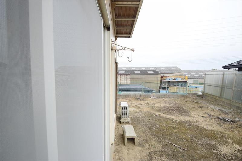 庭　屋外物干しスペース