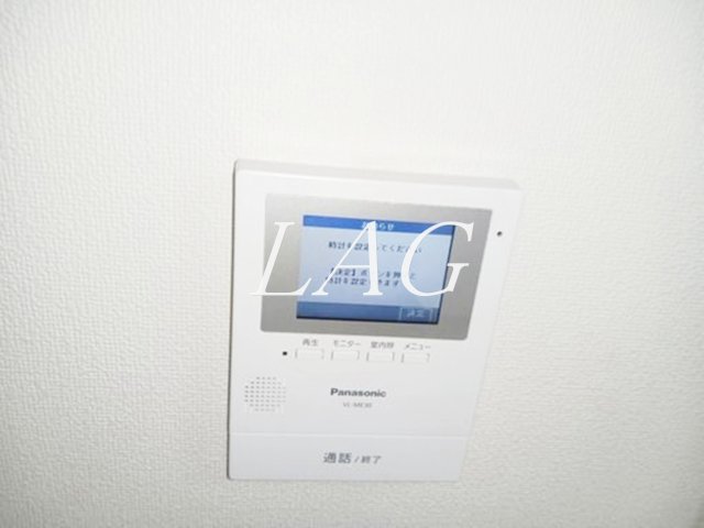 セキュリティ　モニター付きインターフォンです。