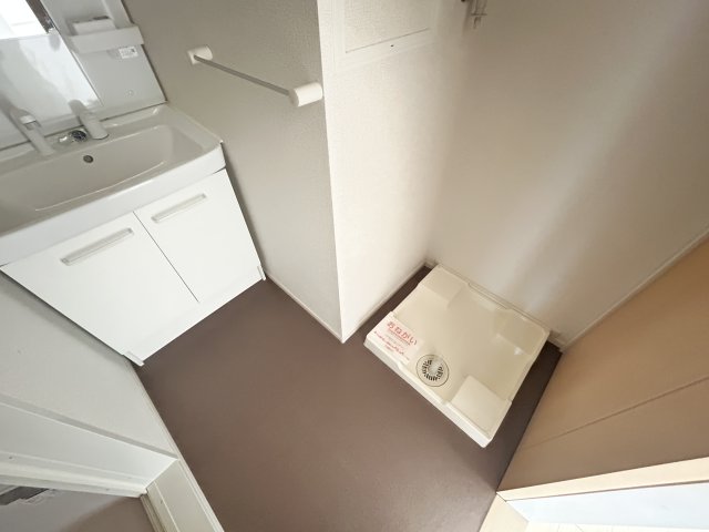 洗面設備　広い洗面スペース