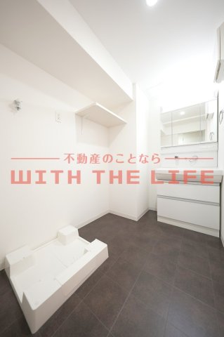 洗面設備　※画像は同建築会社施工の類似物件です。現況優先。