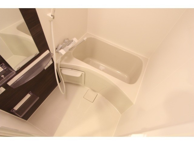バス・シャワールーム　同タイプ別号室の写真になります。