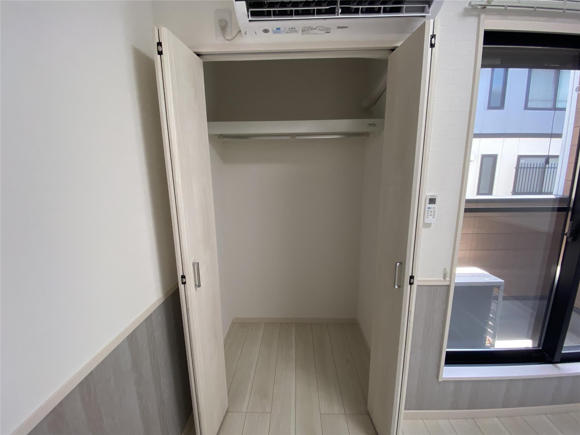 収納　洋室に付いているクローゼットです