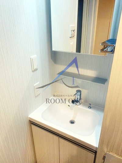 洗面設備　洗面台です。