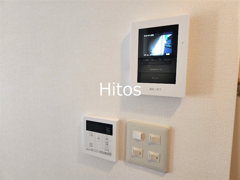 セキュリティ　カラーモニター付インターフォンで急な来客も安心。