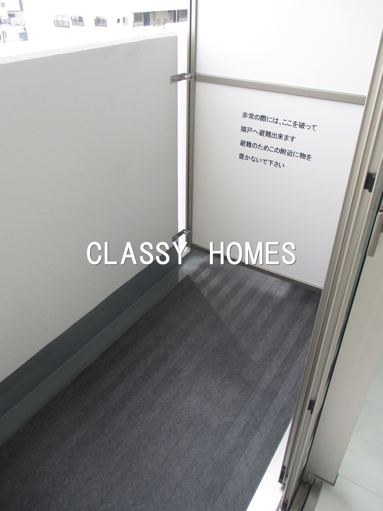 バルコニー　2020年竣工　レガリス品川サウス：バルコニー