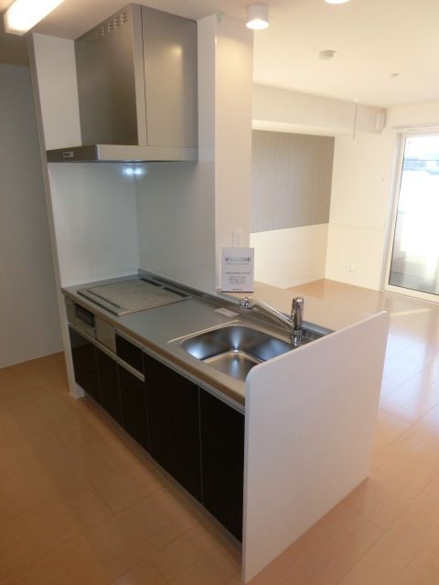 キッチン　ＨＩ３口のシステムキッチン