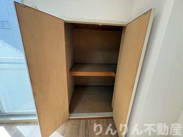 収納　十分な収納スペースがあります