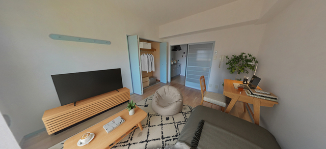 居室・リビング　家具はＣＧです