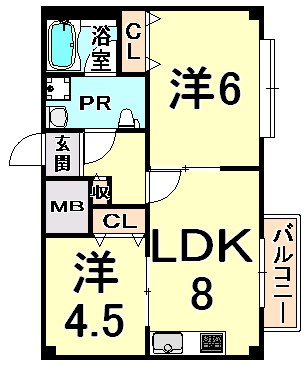 FOREST COURT ITAMIの間取り写真