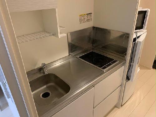 キッチン　シングルレバー設置　シンク広めです♪