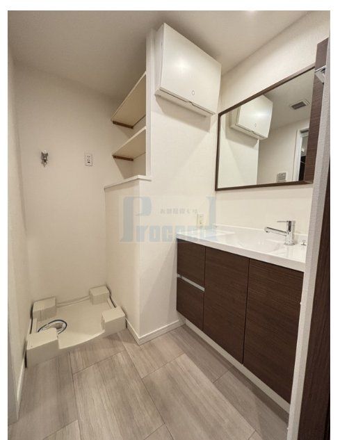 洗面設備　使いやすい独立洗面台☆