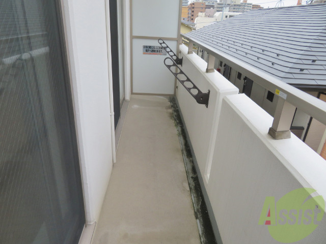 バルコニー　こちらはバルコニー。別の部屋の写真です。