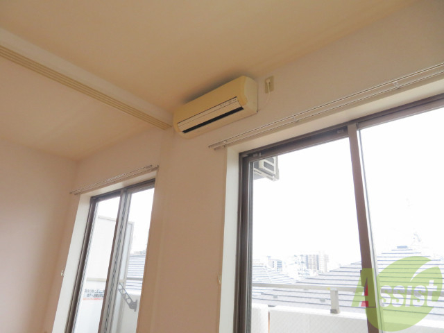 その他設備　エアコンが設置してありますので、寒暖対策もばっちり。